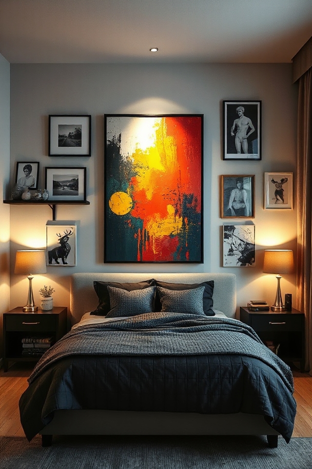 artistic men s bedroom gallery