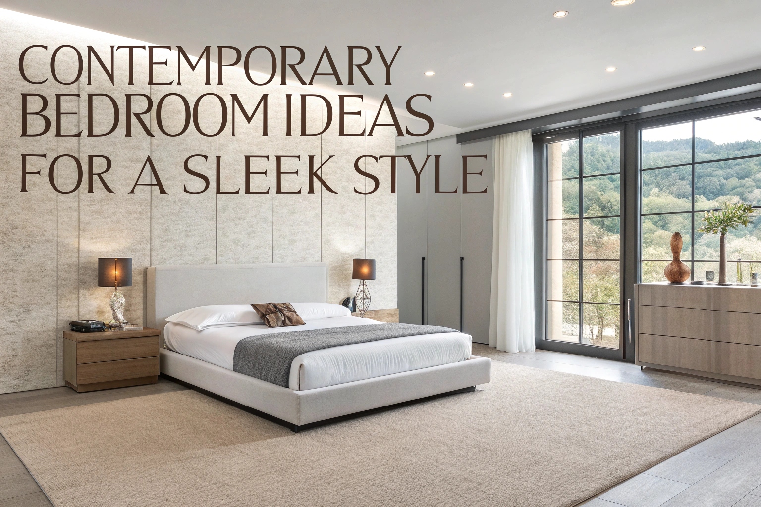 Contemporary Bedroom Ideas For A Sleek Style
