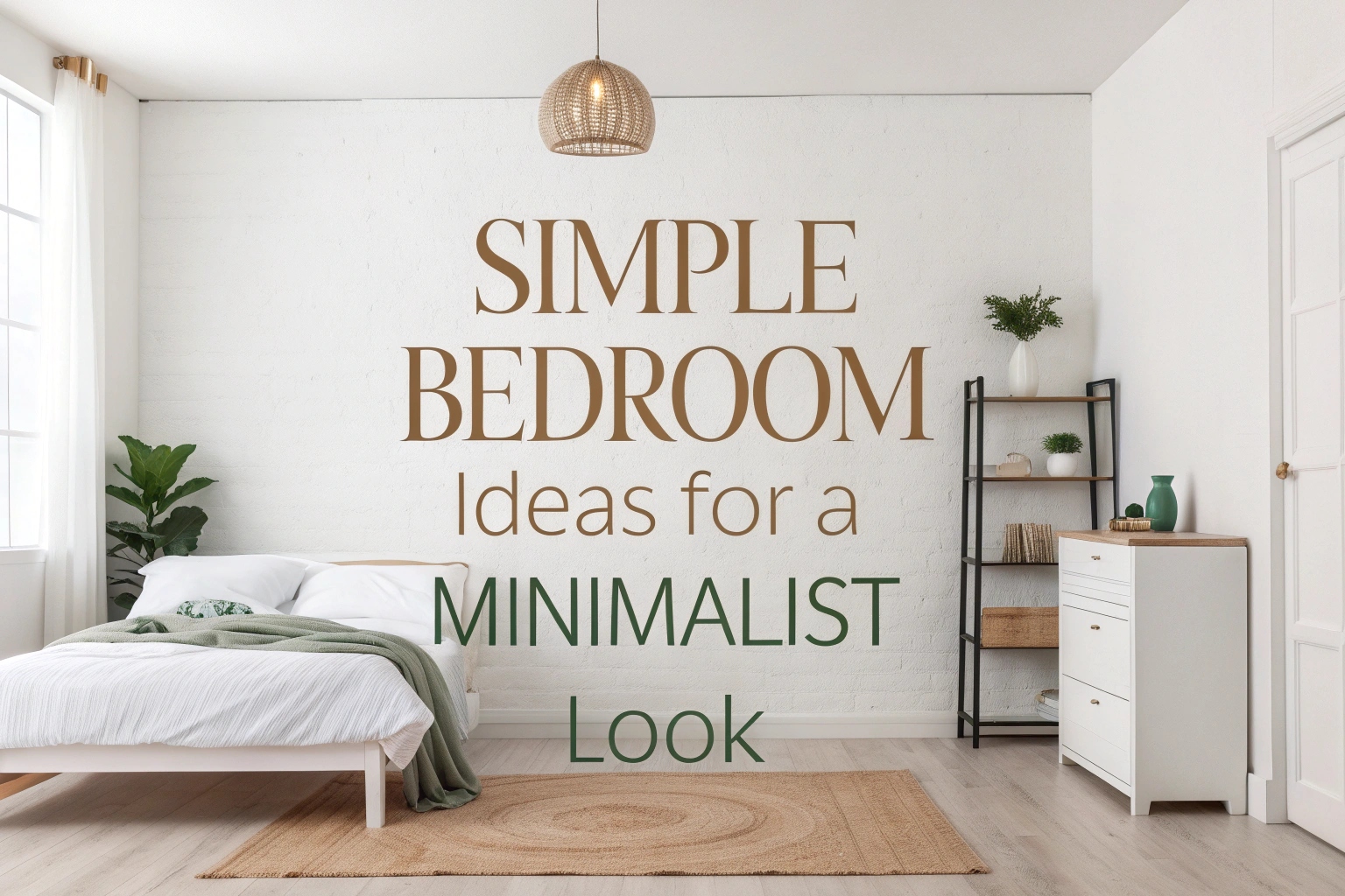 Simple Bedroom Ideas For A Minimalist Look