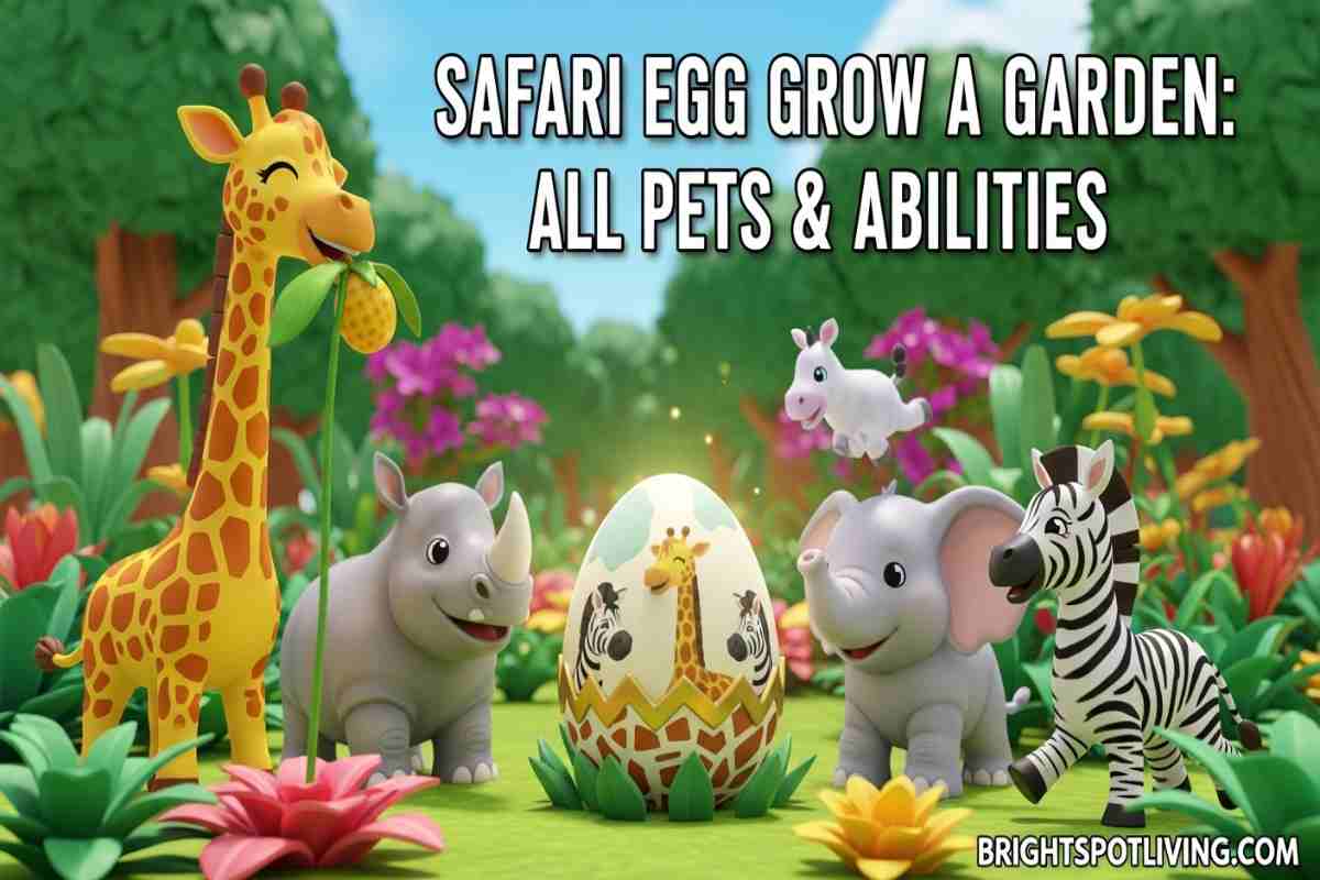 Safari Egg Grow a Garden